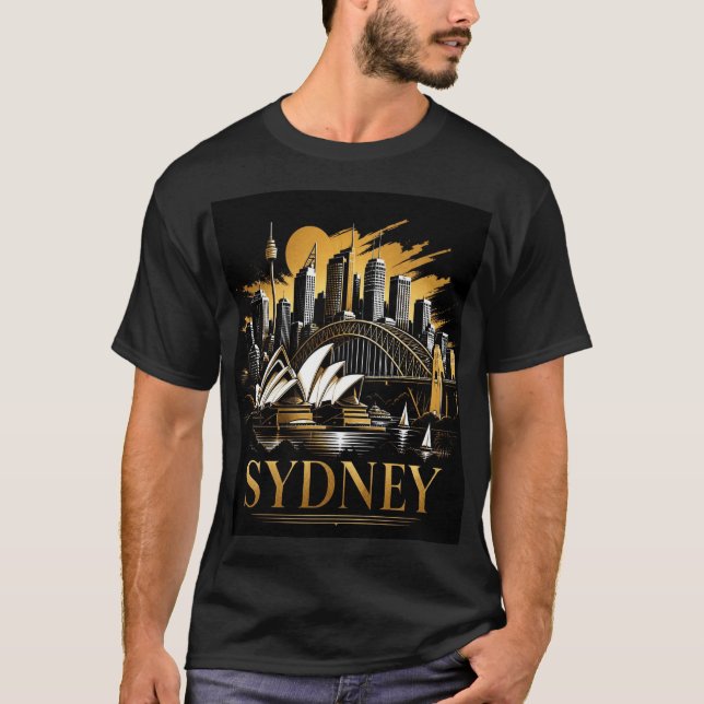 Sydney Siluett T Shirt (Framsida)