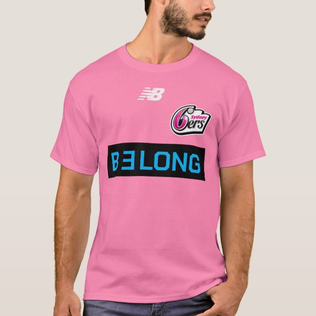 Sydney Sixers BBL Fan Jersey T Shirt (Framsida)