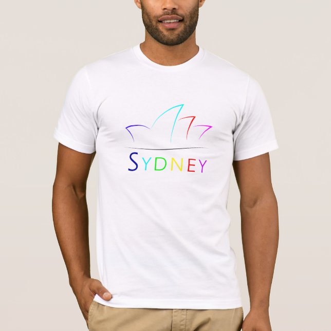 Sydney skjorta (färg) tee shirt (Framsida)