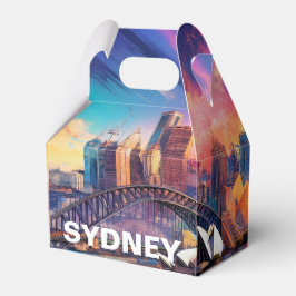Sydney Skyline Abstrakt Konst Presentaskar