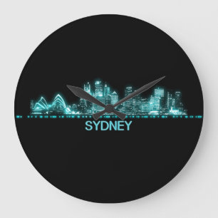 Sydney Skyline Stor Klocka