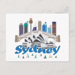 Sydney Skyline Vykort