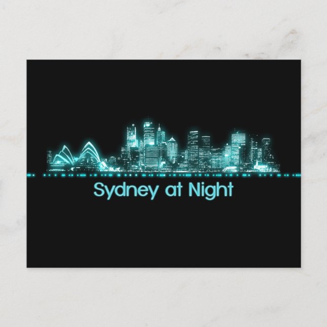 Sydney Skyline Vykort (Framsida)