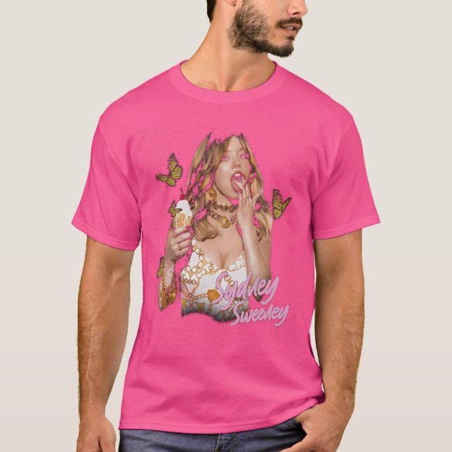 Sydney Sweeney Butterfly Legacy T Shirt (Framsida)