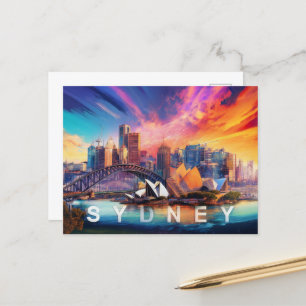 Sydney The Harbor City Vykort