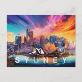Sydney The Harbor City Vykort