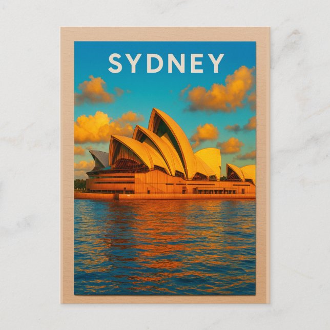 Sydney – The Opera House & Harbour Splendor Vykort (Framsida)