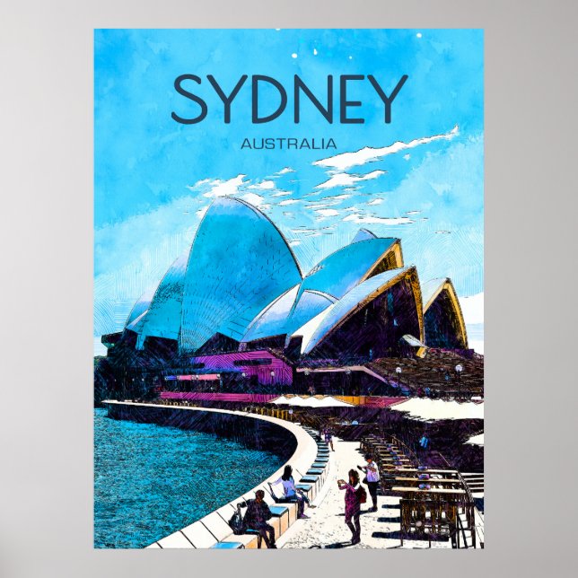 Sydney Travel Poster (Framsidan)