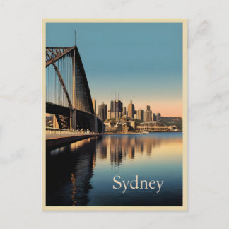 Sydney vintage affisch vykort
