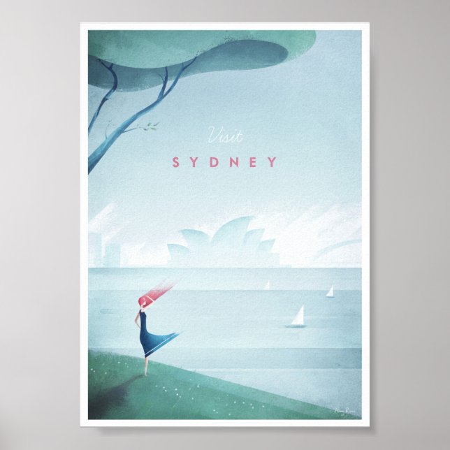 Sydney Vintage resor Poster (Framsidan)