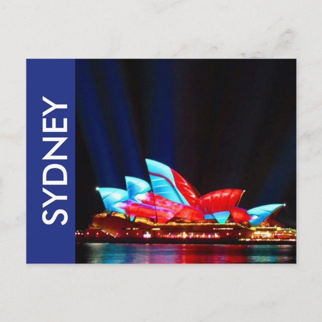 sydney vivid house vykort (Framsida)