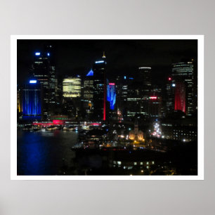 sydney vivid ljus poster