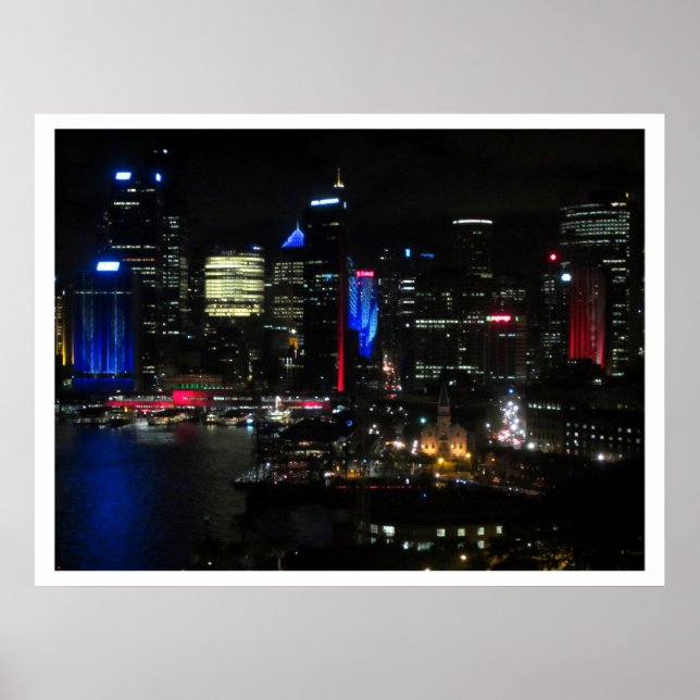 sydney vivid ljus poster (Framsidan)