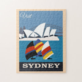 Sydneys opera House och Harbour Bridge, Travel Pussel