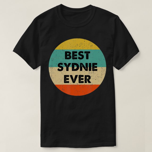 Sydnie Namn T Shirt (Design framsida)
