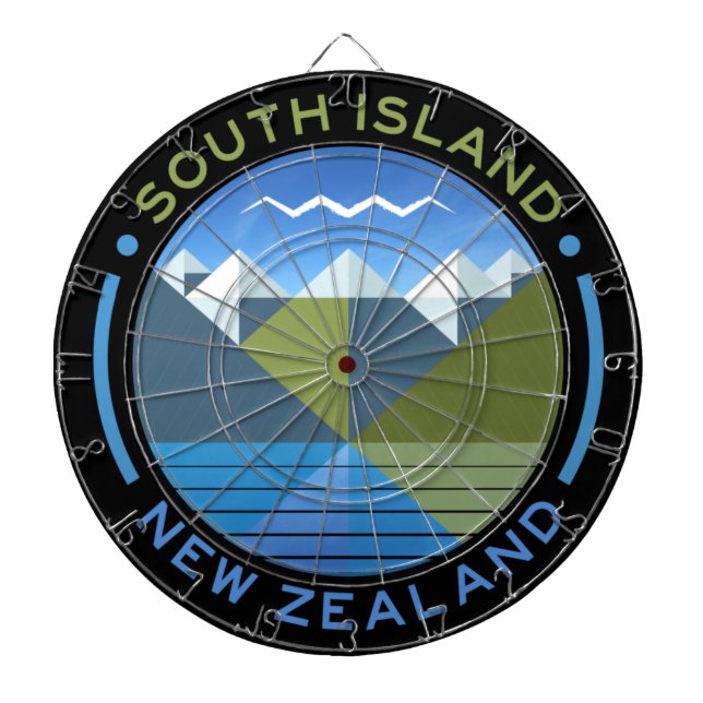 SYDÖN NYA ZEELAND PILTÄVLA DARTTAVLA (Framsidan)