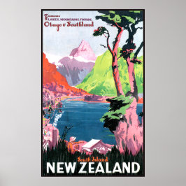 Sydön Nya Zeeland Poster