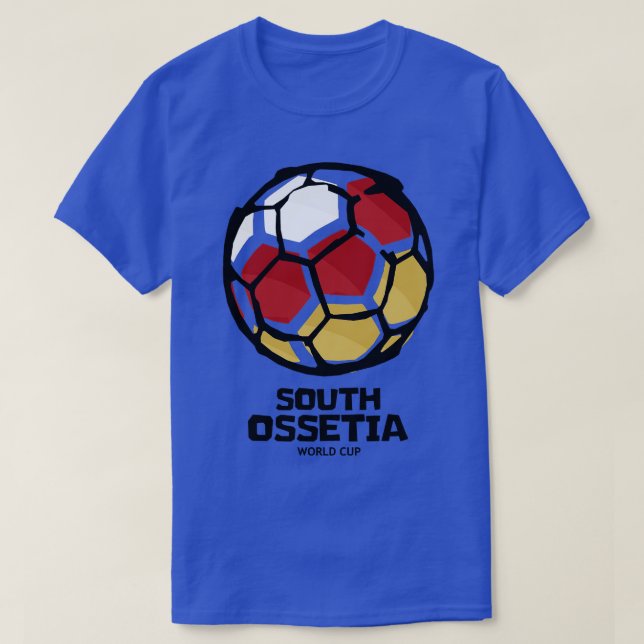 Sydossetien Land Flagga T Shirt (Design framsida)