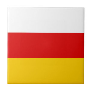 Sydossetiens flagga kakelplatta