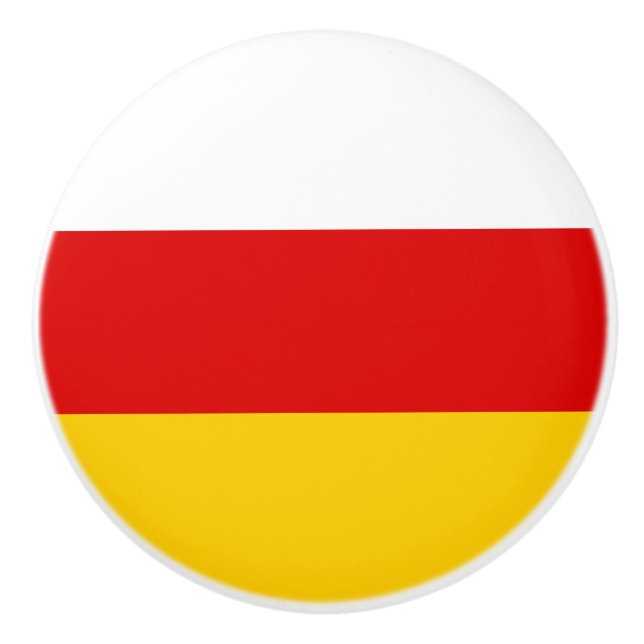 Sydossetiens flagga knopp (Framsidan)