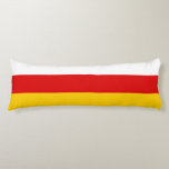 Sydossetiens flagga kroppskudde<br><div class="desc">Sydossetiens patriotiska flagga.</div>
