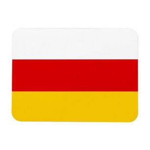 Sydossetiens flagga magnet