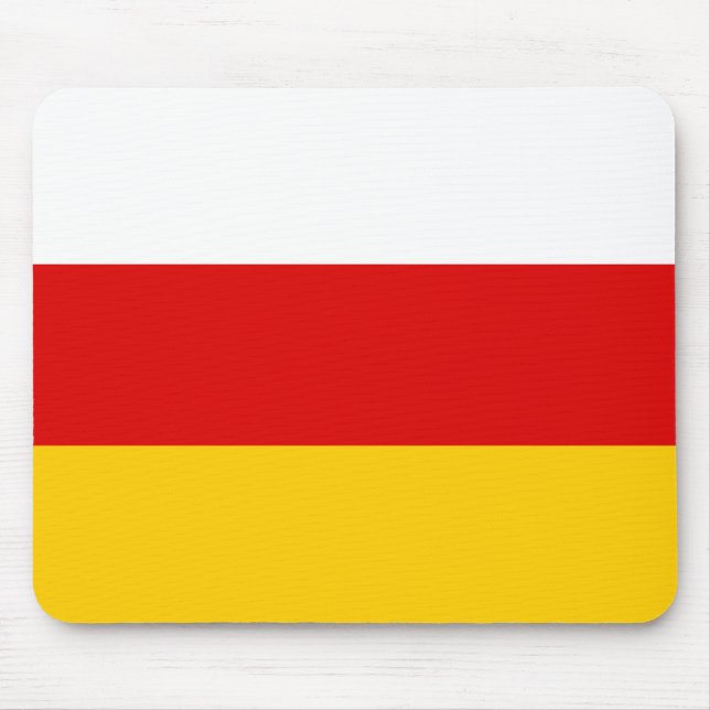 Sydossetiens flagga musmatta (Framsidan)