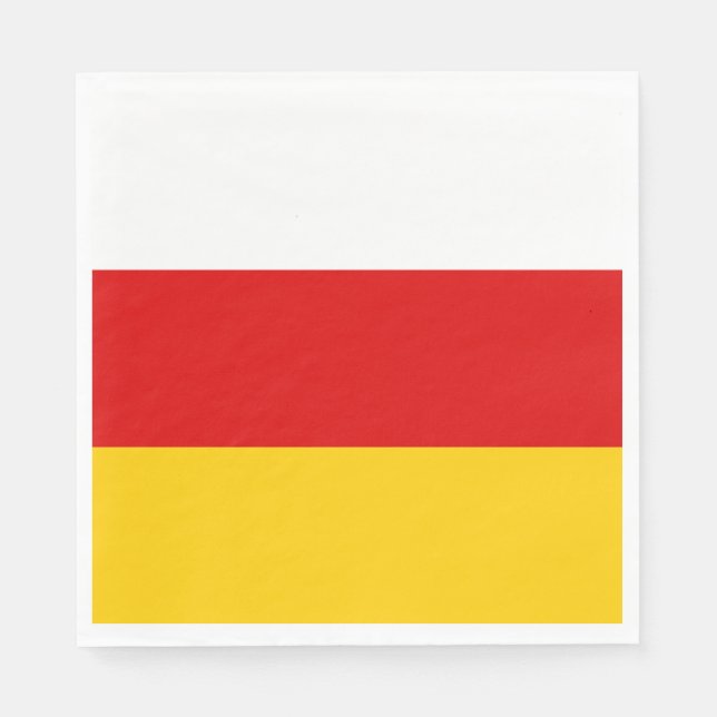 Sydossetiens flagga pappersservett (Framsidan)