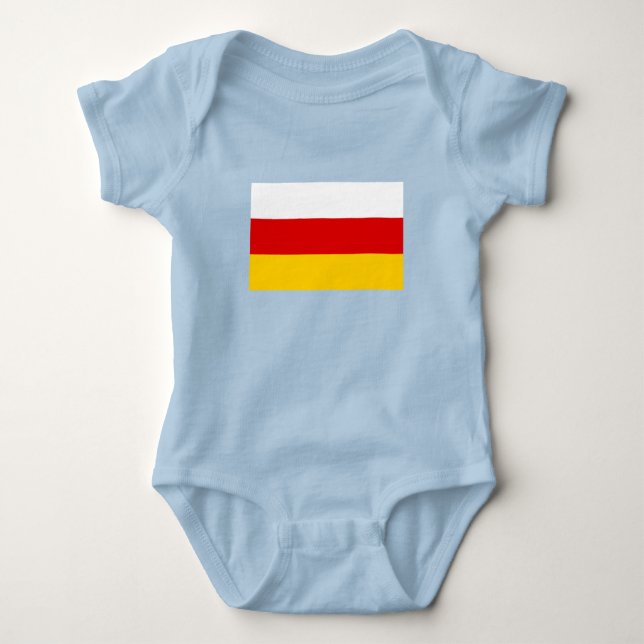 Sydossetiens flagga t shirt (Framsida)