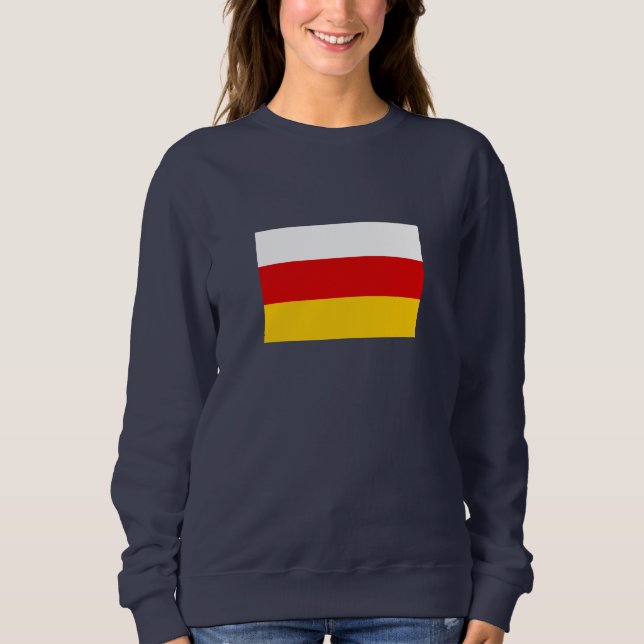 Sydossetiens flagga t shirt (Framsida)