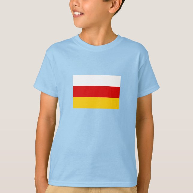 Sydossetiens flagga t shirt (Framsida)