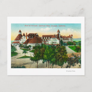 sydost vy över hotell del Coronado Vykort