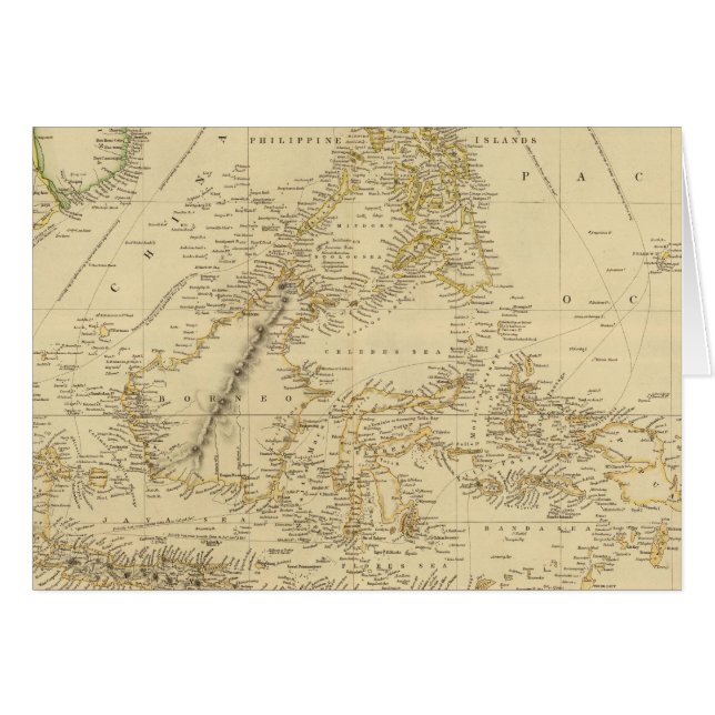SydostasienIndonesien Hälsningskort (Framsidan Horizontal)