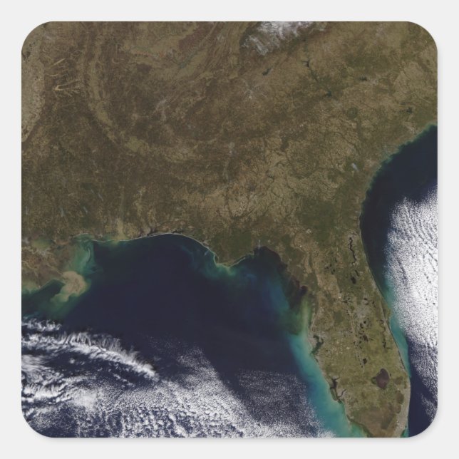 Sydöstra Förenade Stater Fyrkantigt Klistermärke (Framsida)