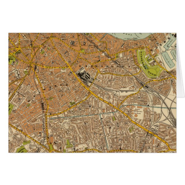 Sydöstra London Hälsningskort (Framsidan Horizontal)