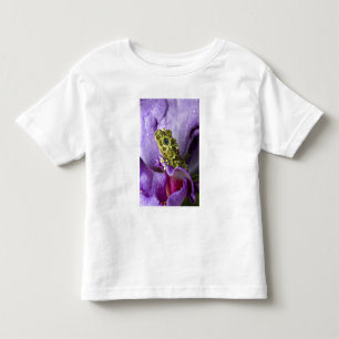 Sydöstra Vietnam. Närbild på mossig trädgroda T-shirt