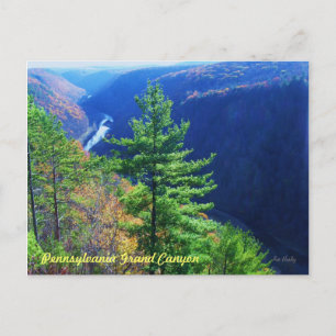 Sydöversikt Pennsylvania Grand Canyon Vykort