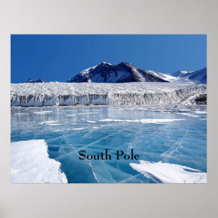 Sydpolen, Antartica Poster