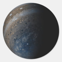 Sydpolen Jupiter-bild från Juno