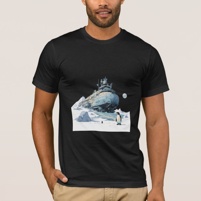 Sydpolen T Shirt (Framsida)