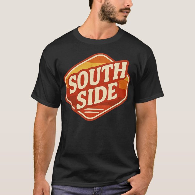 Sydsida Burgers T Shirt (Framsida)