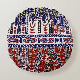 Sydsjön Samoa Batik Rund Kudde