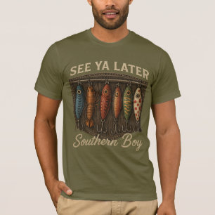 Sydstatsfiske Rustik Jakt T Shirt