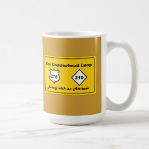 Sydstatssympatisören kretsar muggen kaffemugg