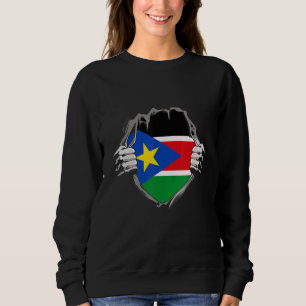 Sydsudan Flagga 1 T Shirt