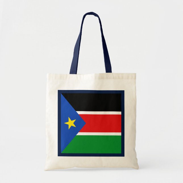 Sydsudan Flagga Bag Tygkasse (Framsidan)