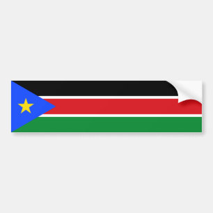Sydsudan flagga bildekal
