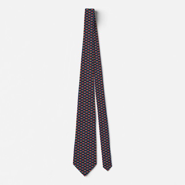 Sydsudan Flagga Hearts Tie Slips (Framsida)