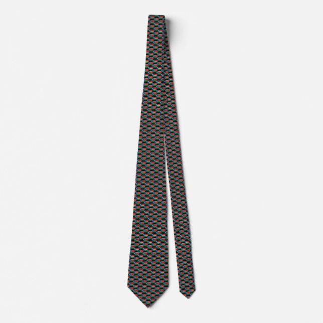 Sydsudan Flagga Honeycomb Tie Slips (Framsida)