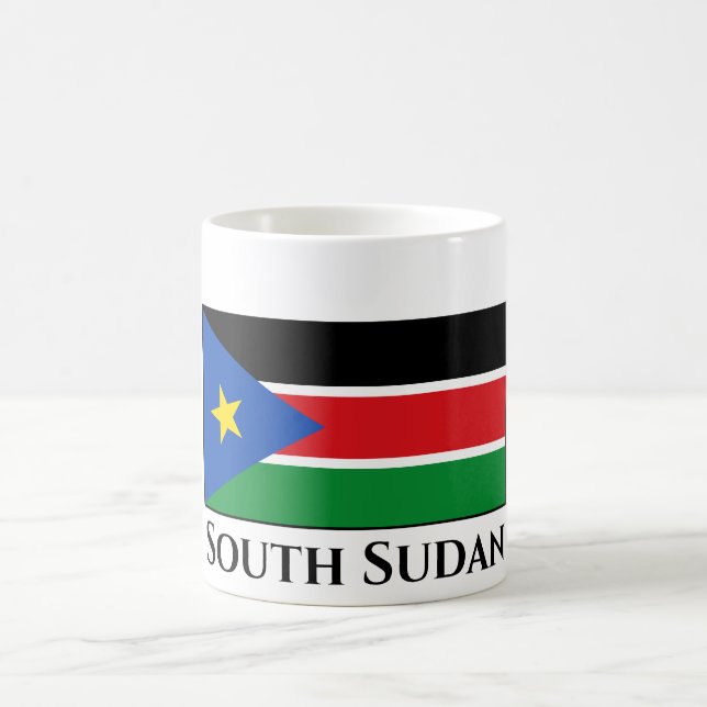 Sydsudan Flagga Kaffemugg (Center)